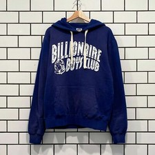 BILLIONAIRE BOYS CLUB BBC VINTAGE ARCH HOODIE BLUE DEPTHS