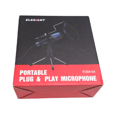 Elegant EMG-04 Podcasting Directional Microphone Kit  Audio Innovation Open Box