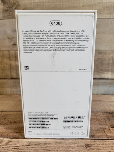 Apple iPhone XR Black 64 Gb BOX ONLY - Picture 2 of 4