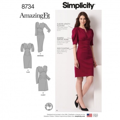 Simplicity Schnittmuster 8734 Damen BB (20W-28W)