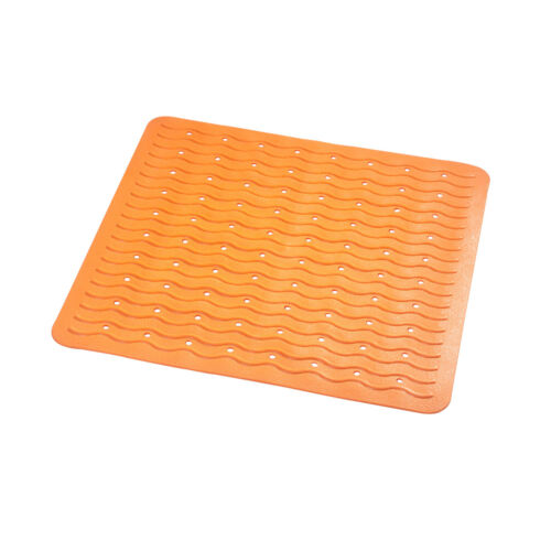 Tapón de ducha naranja esterilla de ducha estante de plato de ducha de RIDDER PLAYA 54x54cm - Imagen 1 de 5