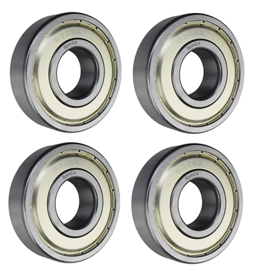 4 Pack) 6305-ZZ, 6305-2Z, 305SS Shielded Radial Ball Bearing
