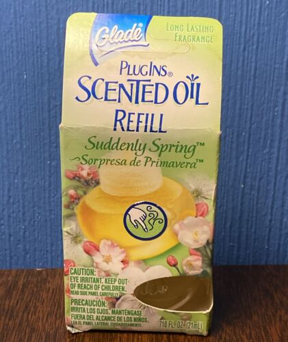 VINTAGE 2005 GLADE PLUGINS Scented Oil Refill - SUDDENLY SPRING .71 Oz, NEW Disc - Picture 1 of 10