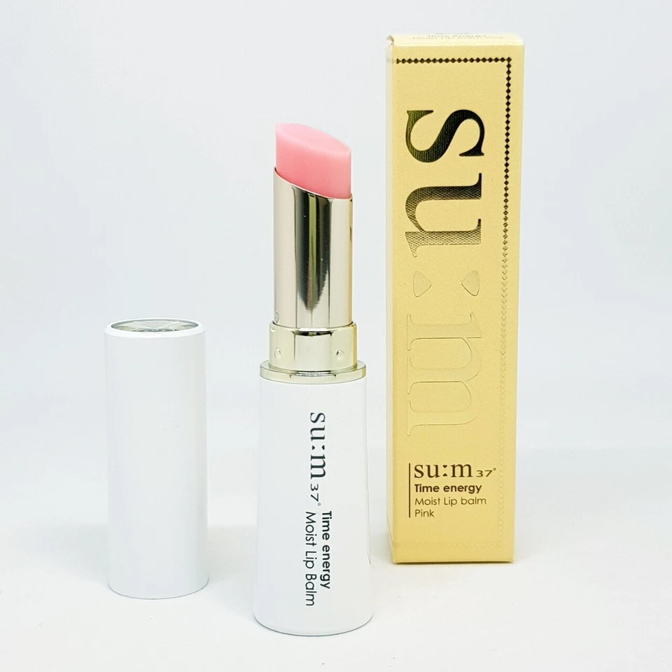 SU:M 37˚ SU:M37 Time energy Moist Lip Balm Pink 6g Anti Aging Moisturizing K-Beauty