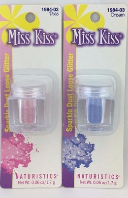 Naturistics Miss Kiss Sparkle Dust Loose Glitter 1984-02 Pixie/1984-03 Dream