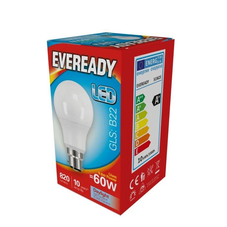 Eveready LED GLS B22 Bulb ST5351 eBay