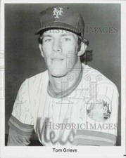 Press Photo New York Mets Baseball Team Outfielder Tom Grieve From Massachusetts