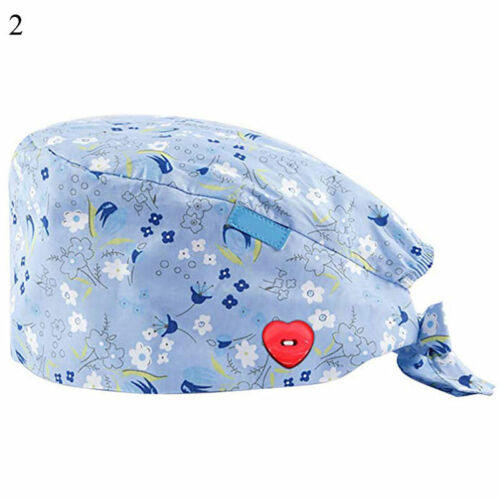 Unisex Nurse Doctor Hat Surgical Scrub Cap Medical Dentist Teeth Dental Cap UK - Picture 81 of 111