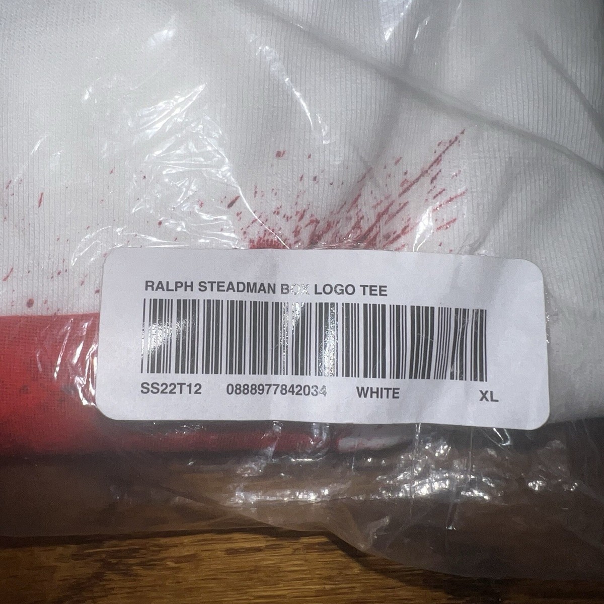 Supreme Ralph Steadman Box Logo Tee White Size: XL | eBay