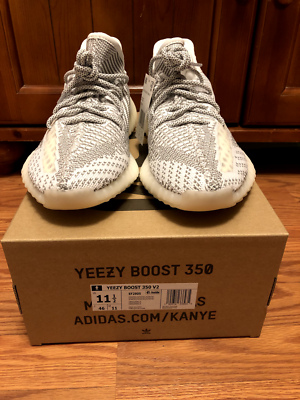 Adidas Yeezy Boost 350 V2 Static Non-Reflective 2018 size 11.5