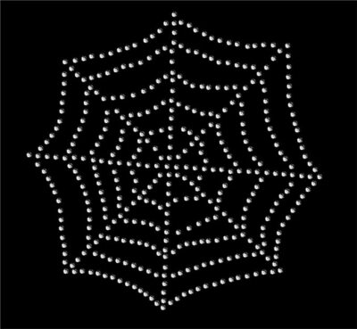 WADORN Spinnen-Applikationen Mit Strass – 4 Stück, 2 Stile, Zum Aufbügeln Oder Annähen, Schwarz