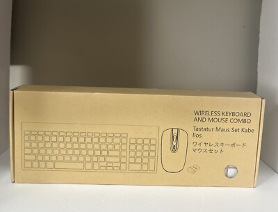 cimetech Wireless Keyboard and Mouse Combo Compact Full Size Wireless Keyboar...