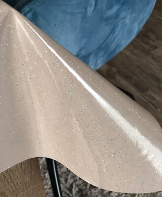 MAMBO-DESIGN PVC Wachstuch Tischdecke ELEGANT GLITTER Breite 140 cm Länge x wählbar KAIMAN