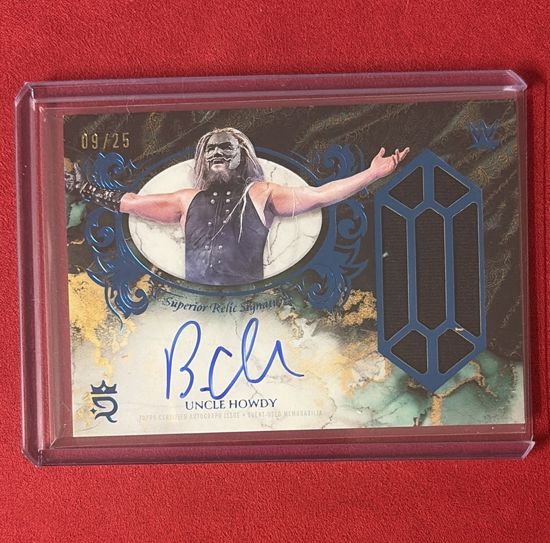 Topps WWE 2025 Royalty Uncle Howdy Superior Relic Signatures #SUS-UHO Auto 09/25