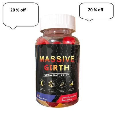 Male Enhancement Gummies Testosteron Booster Massive Girth Supplement