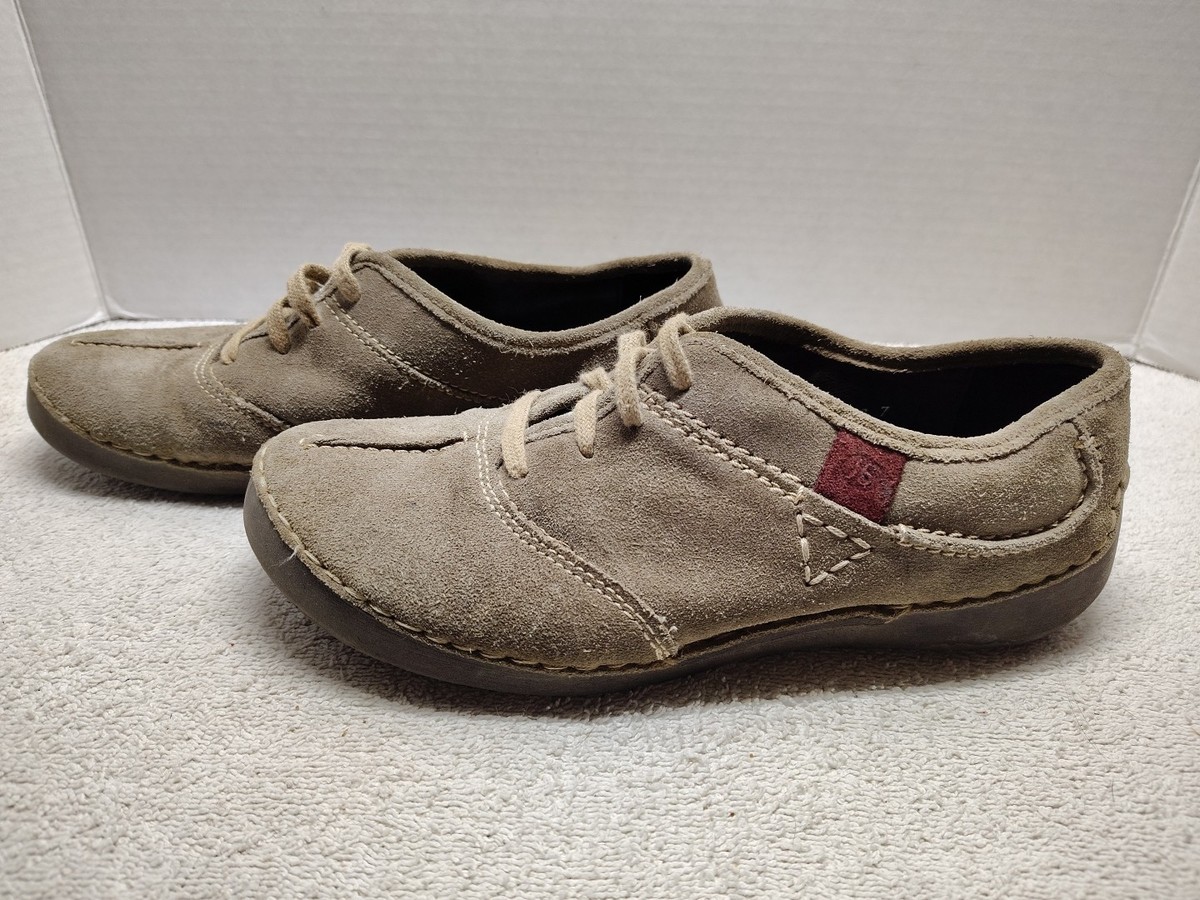 Josef Seibel tan suede lace-up Sneaker shoes Size 37 /US 6.5  display picture 3