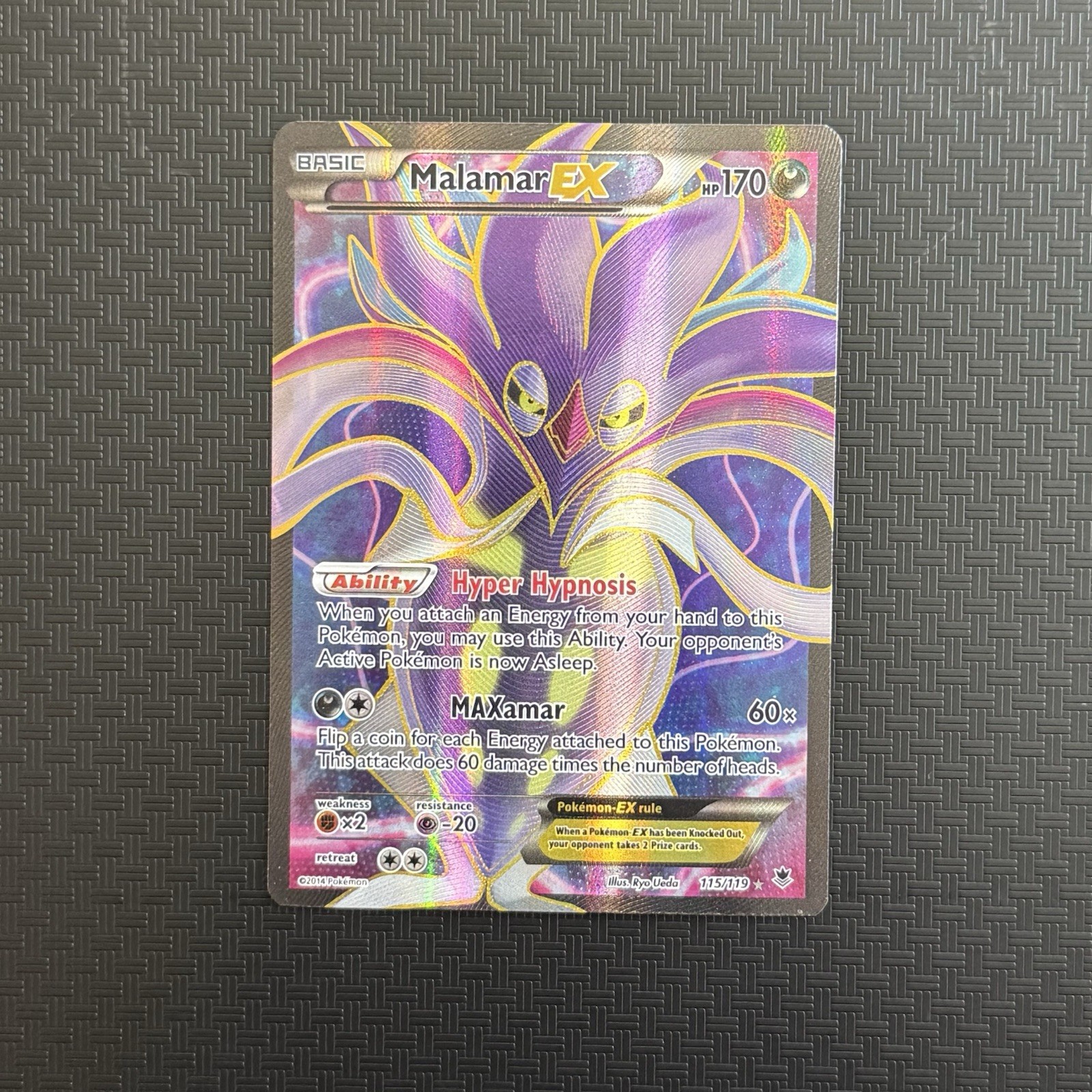 Pokémon TCG Malamar EX 115/119 Full Art Ultra Rare Holo - XY Phantom Forces