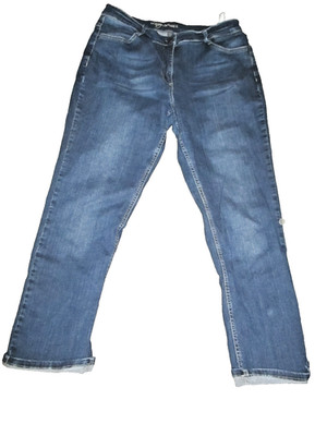 Damen Jeans Kenny S. blau  Taschen Gürtelschlaufen Gr.46