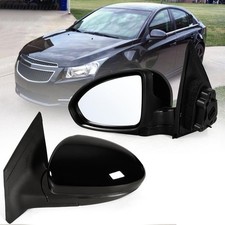 left Driver Side Mirror Fits 2011-2015 Chevy Cruze Sedan/Hatchback with Power Gl