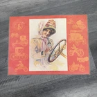 Vintage 1920s Coca Cola Placemat "When Dusters Were in Vogue"