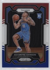 2023-24 Panini Prizm Red White & Blue Prizm Keyontae Johnson #176 9bg