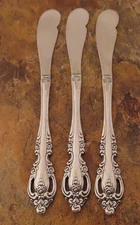 Oneida Brahms Set of 3 Butter Spreaders Community Stainless Flatware Lot C