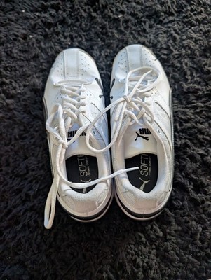 PUMA Softfoam+ Men's Low Top Lace-Up Athletic Sneakers White/Black 189812-01
