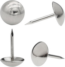 Tachuelas Tapiceria 7/16 Pulgadas Vintage 100pcs Clavos Decorativos Sofa Plata