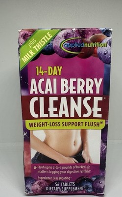 Applied Nutrition 14-Day Acai Berry Cleanse 56 Tabs Brand New Exp 03/2026 Sealed