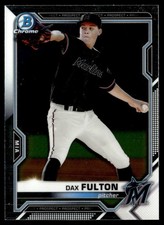 2021 Bowman Chrome Prospects Dax Fulton Miami Marlins #BCP-32