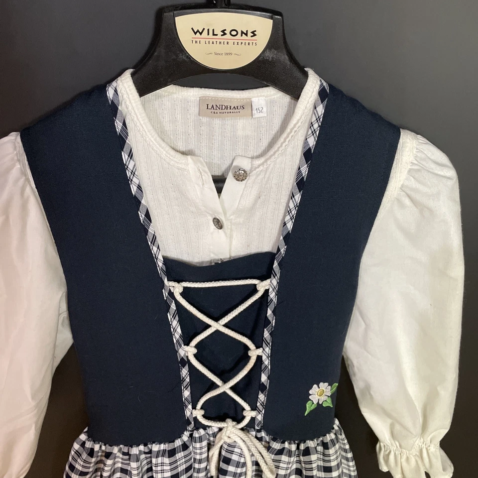 Meninas, tamanho 152 Cosplay, Oktoberfest, Vestido Prairie, Dirndl, Landhaus - Imagem 2 de 4
