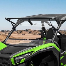 Teryx KRX 1000 Flip Windshield Scratch Resistant 2-in-1 Windshield Compatible