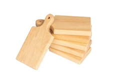Mini Charcuterie Boards – 6-Pack Beech Wood 5.9″ × 2.75″