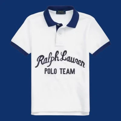 Polo Ralph Lauren - 8 Jahre - Jungen Designer Polo Top, Logoprint, Kurzarm - Neu mit Etikett