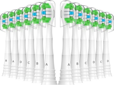 12er Ersatzbürsten Kompatibel mit Philips Sonicare Elektrische Zahnbürste,Bür...