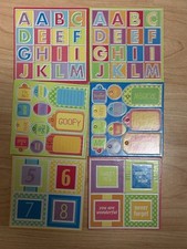 Scrapbooking Die Cut Lot- Mixed Lot Chipboard Over 50 Cards