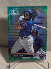 2017 Bowman Chrome Dominic Smith #BCP63 Green Refractor /99