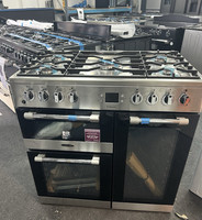 LEISURE Cookmaster CK90F530 dual fuel Range Cooker 90cm 5 Hob 2 Oven - Steel