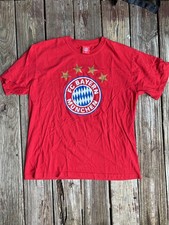 FC Bayern Munchen Adidas Red Shirt Sleeve T-Shirt Size XL