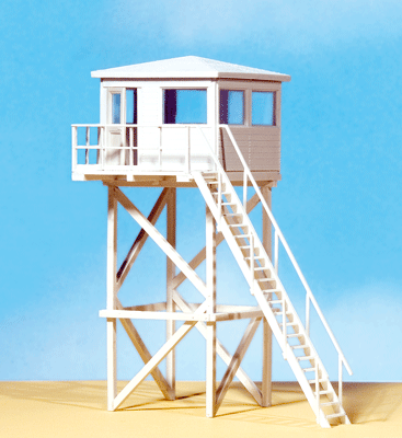 Preiser HO Scale Model Scenery Detail Set Lifeguard Tower - Picture 1 of 1