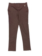 Tommy Hilfiger Women  s Brown Stretch Pants  Size Small  Pull-On Slim Fit
