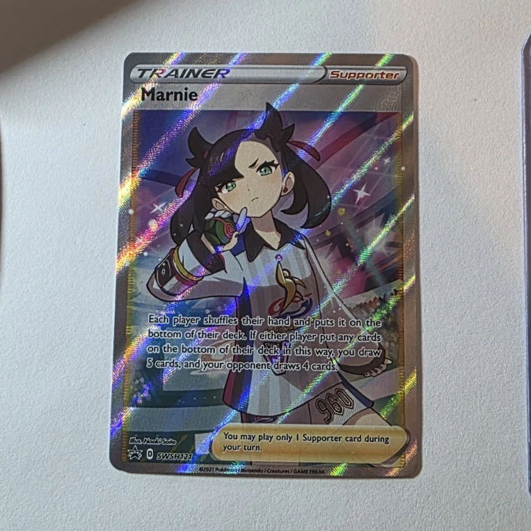 英語版 マリィ プロモ SWSH121 裁断ズレ エラー Marnie SWSH121 SWSH: Sword & Shield Promo Cards for sale | eBay