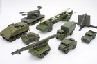 F x9 Vintage Dinky Diecast Vehicles Inc Missile Launcher Etc