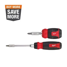 Milwaukee 14-in-1 & 8-in-1 Ratcheting Multi-Bit Screwdriver Set (2-Pack)