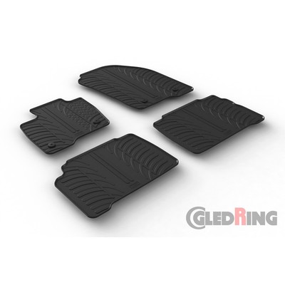 Gledring Fußmatten Set Gummimatten für FORD S-Max (CJ)