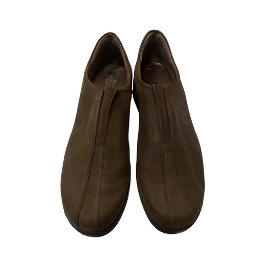 MEPHISTO Brown Nubuck/Suede Leather Loafers Size: US 10 - Picture 1 of 6