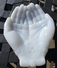 Vintage Milk Glass Victoria Hands By AVON