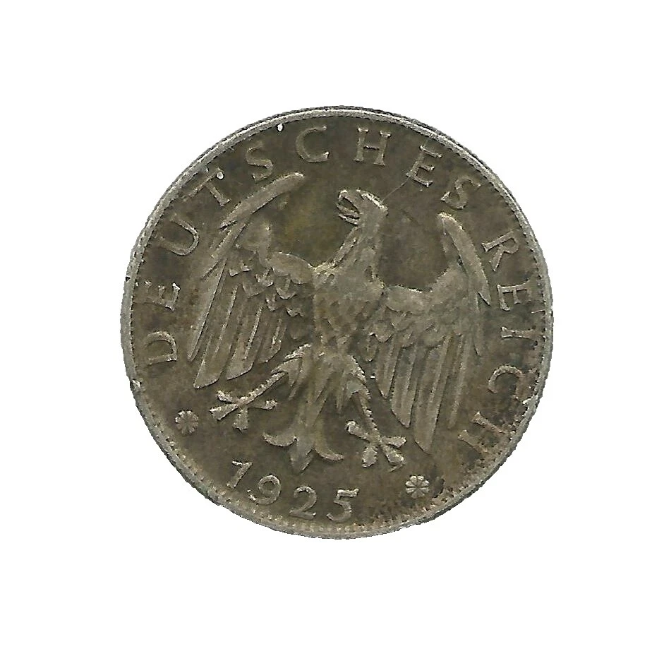 Silver 1925 Year German Coins