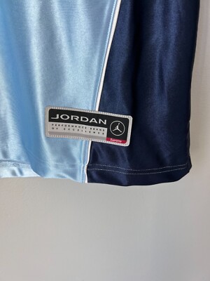 Supreme x Jordan Warm Up Jersey - Size Small - Light Blue - HF0834