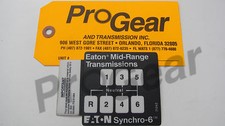 Eaton Fuller 6 Speed Transmission Shift Pattern For Fs6106a Only 21042